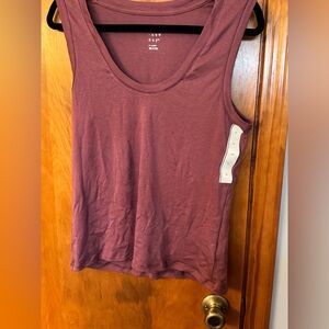 A New Day Red Tank Top with Scoop Neck